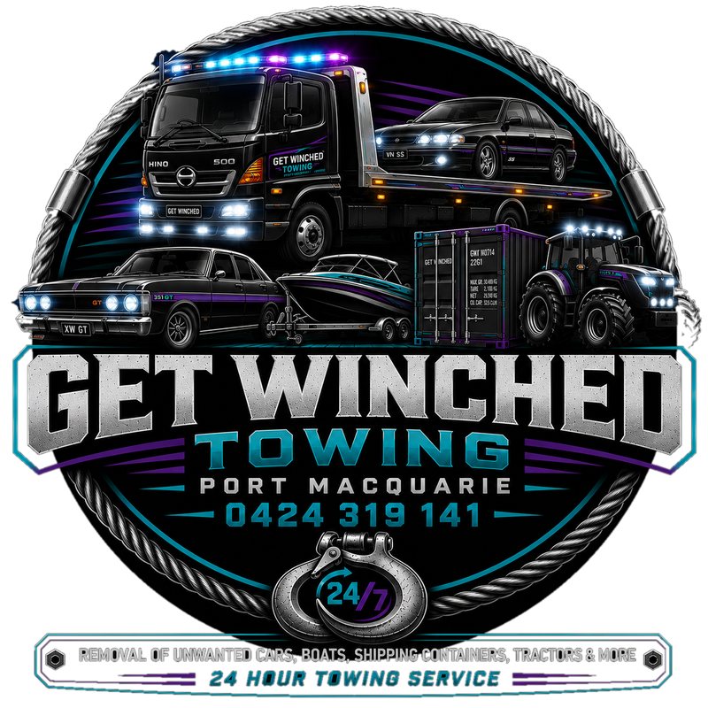 Get Winched Towing Port Macquarie badge